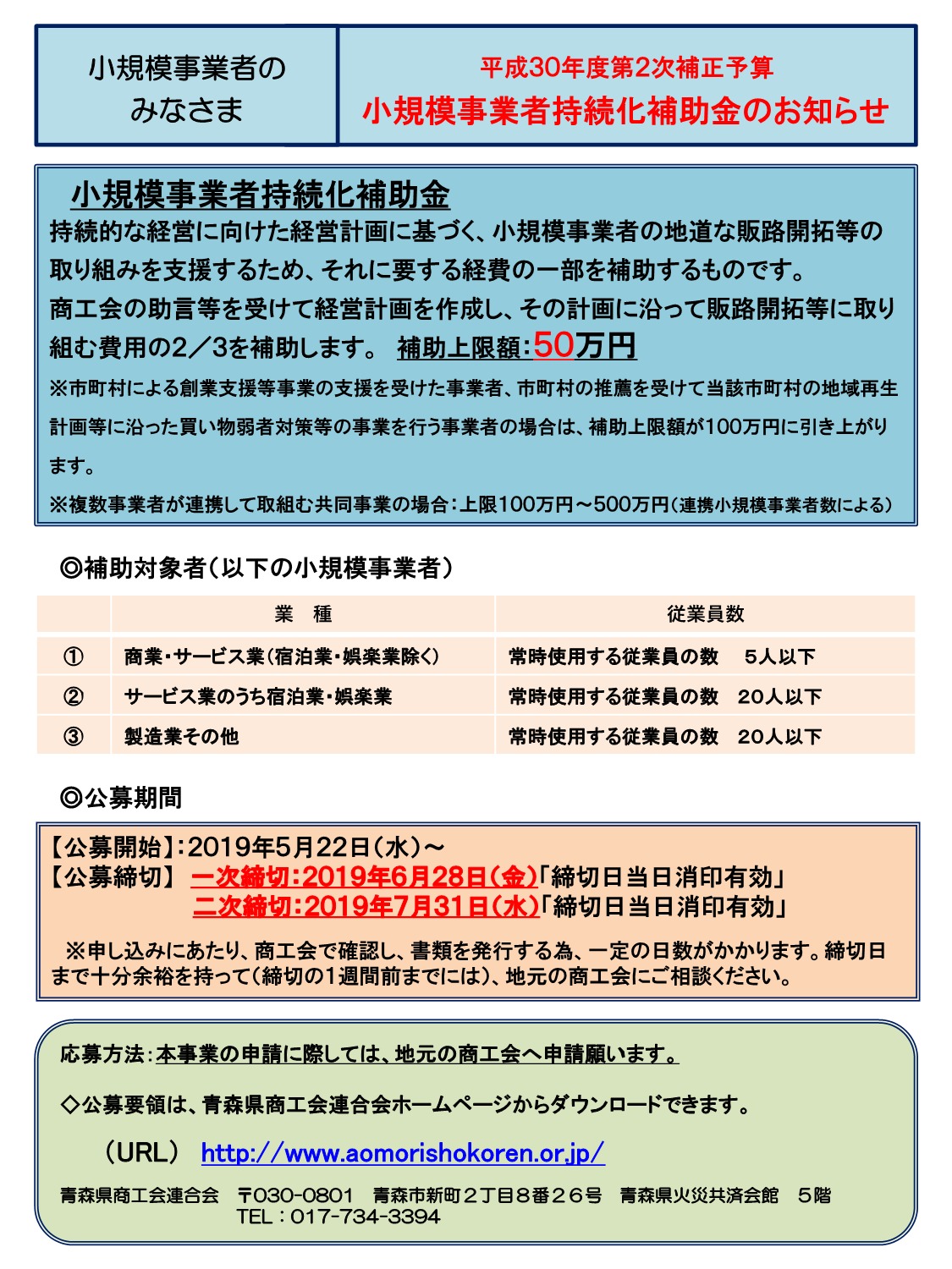 連合 持続 会 金 補助 全国 化 商工会